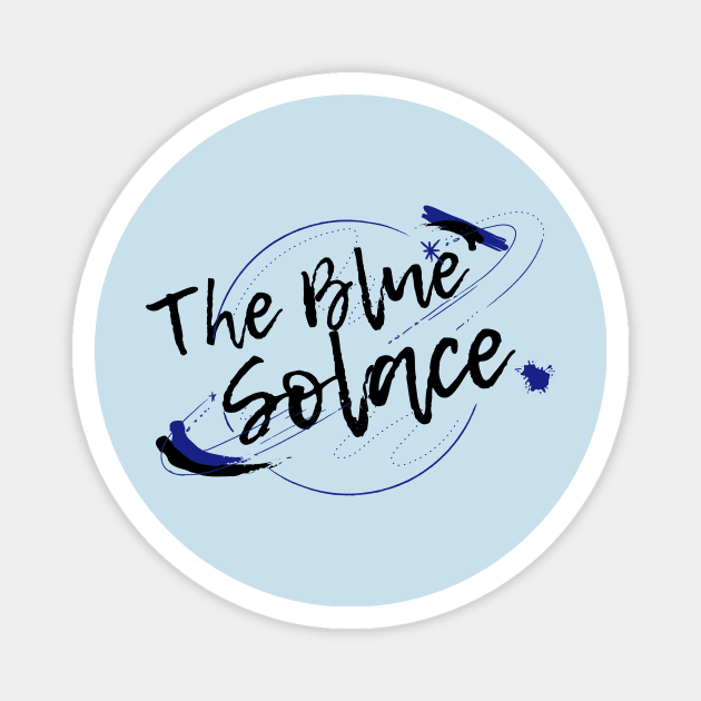 The Blue Solace Logo Magnet by cwgrayauthor